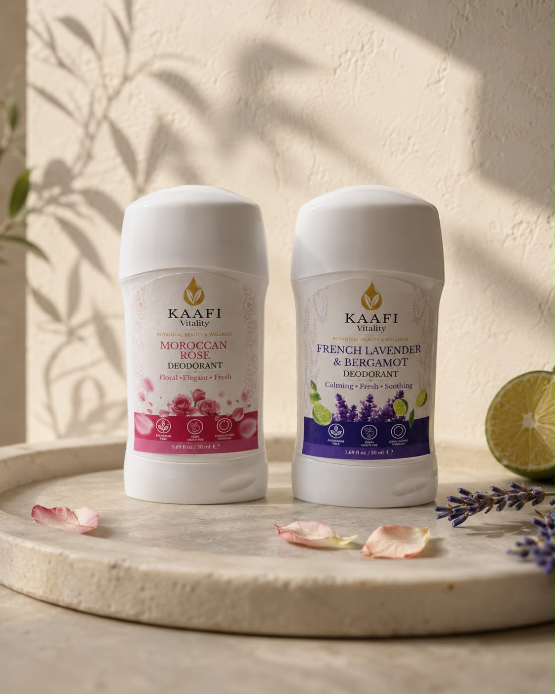 KAAFI Vitality Moroccan Rose Deodorant 50ml – Floral Elegant Fresh