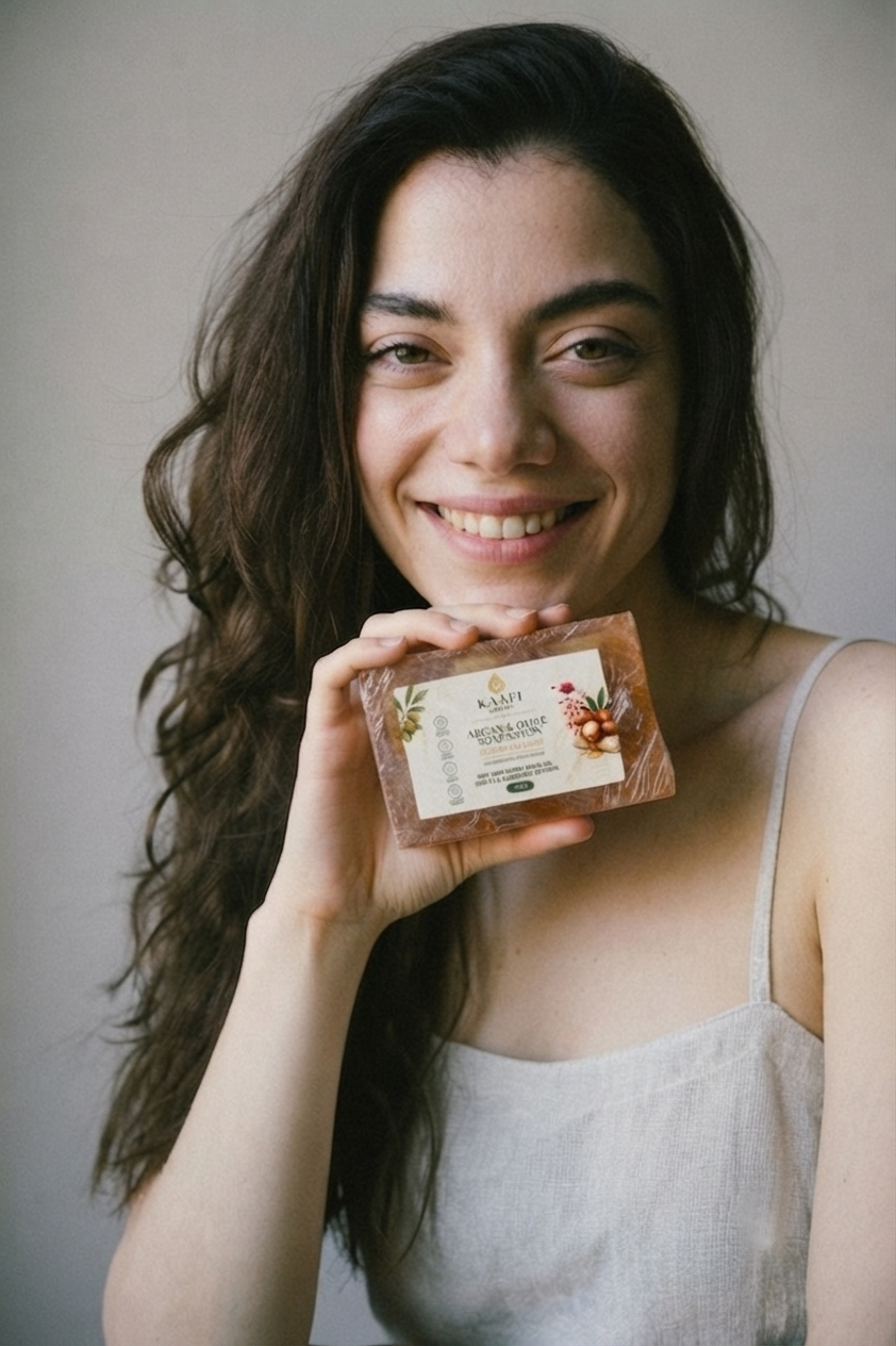 Argan & Olive Soap With Rose Extract
