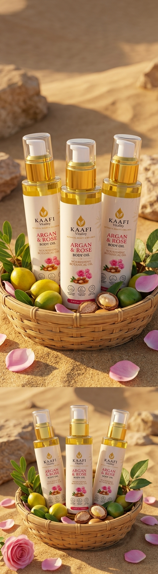 Argan & Rose body Oil