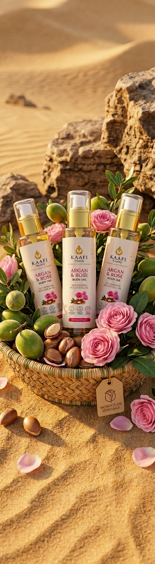 Argan & Rose body Oil