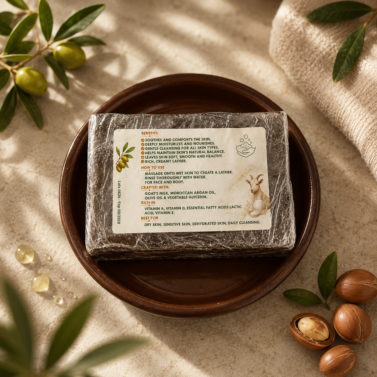 Argan & Olive Oil Soap Bundle (2 x 100g)