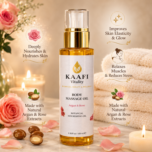 Glow Naturally with KAAFI Body Massage Oil