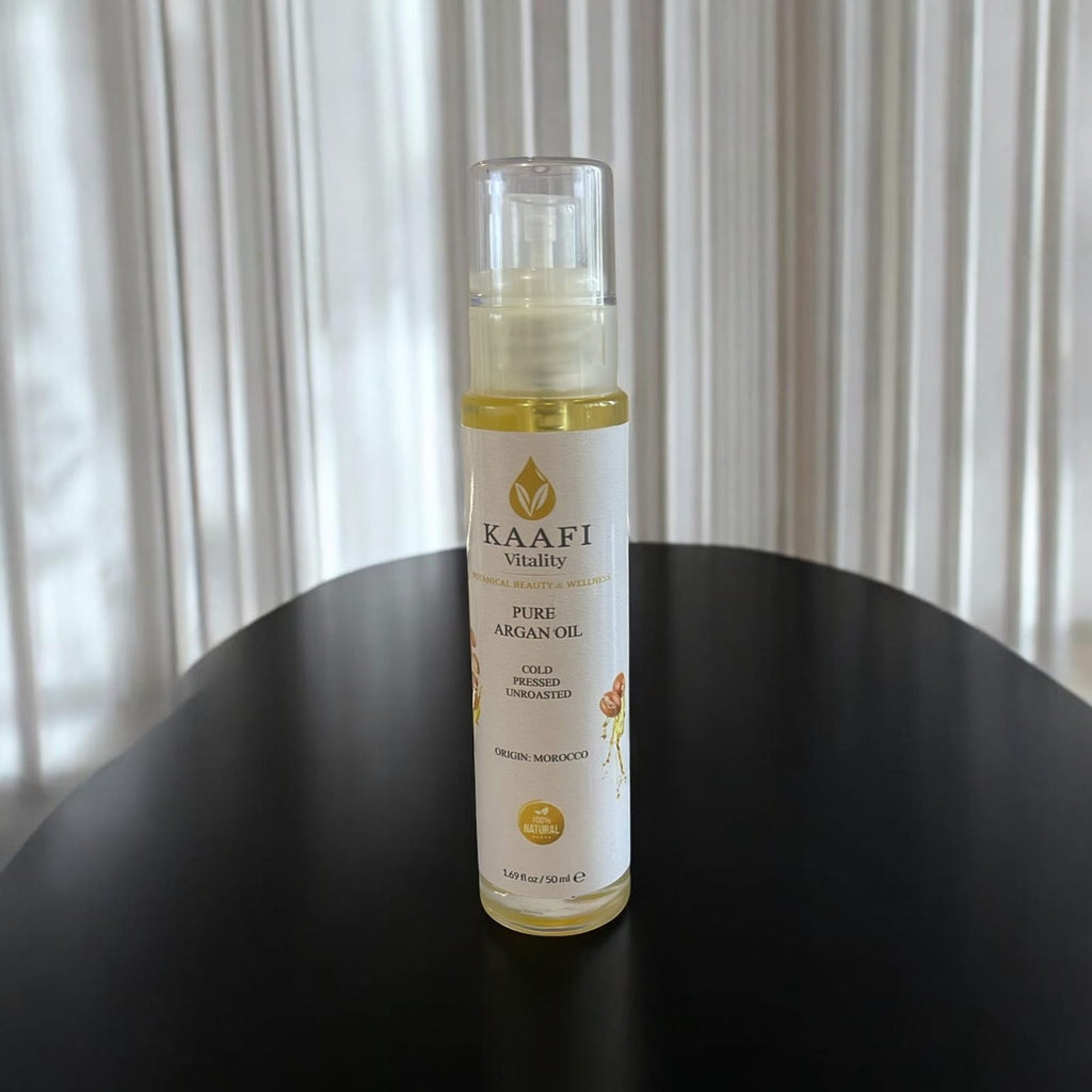 Pure Moroccan Argan Oil – Deep Hydration & Natural Glow | KAAFI Vitality