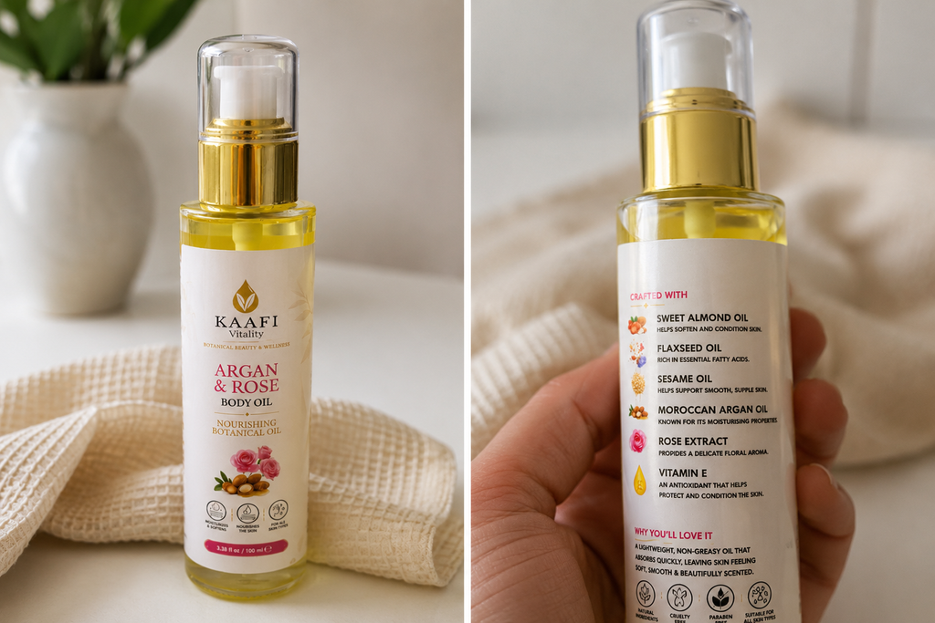 Argan & Rose Body Oil | Relax & Glow